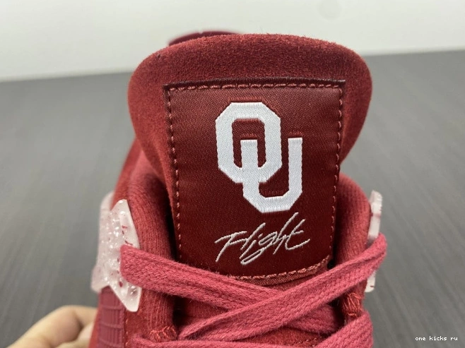 Rep Retro PE Oklahoma AJ4-904282 Sooners Jordan 4 0825